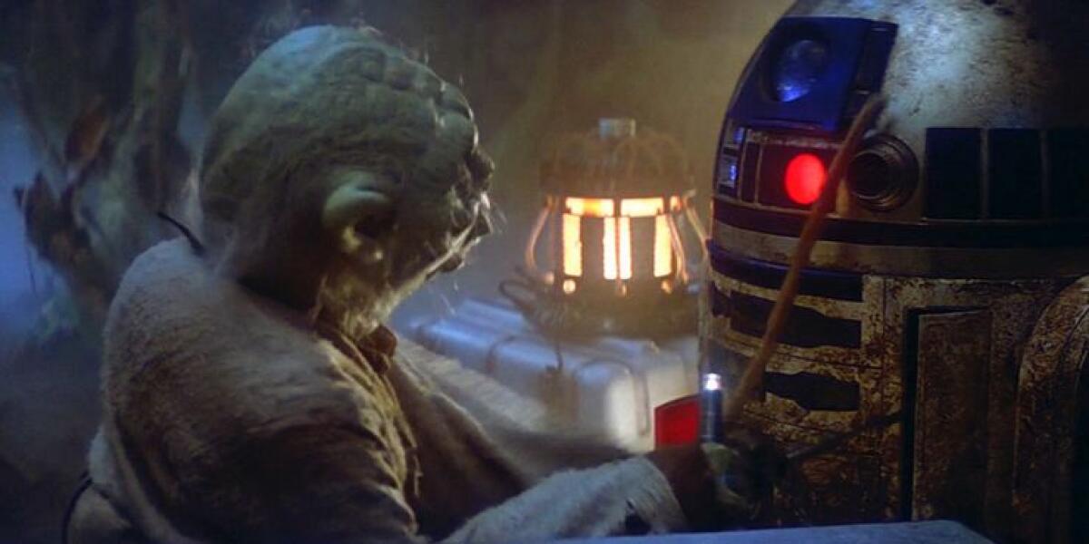Yoda riconobbe R2-D2 su Dagobah: ecco la conferma - Yoda e R2-D2 su Dagobah in Episodio V