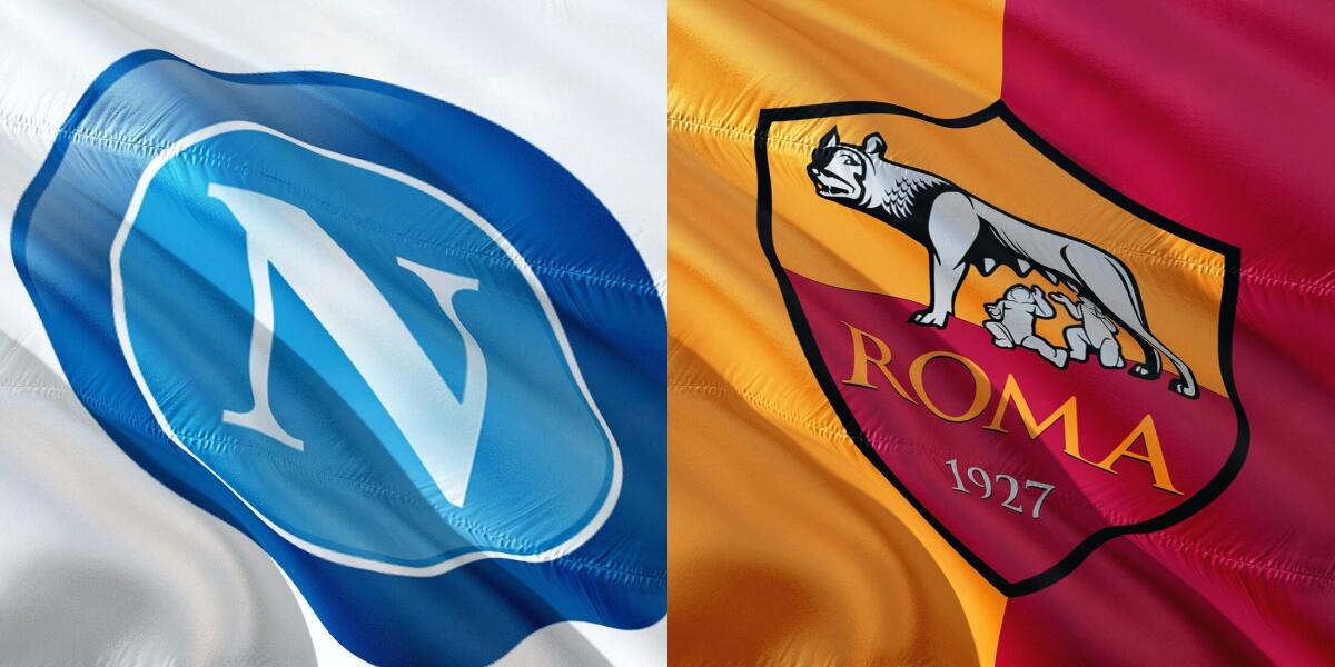 Serie A, le formazioni ufficiali di Napoli-Roma - Immagine in evidenza (crediti di entrambe le foto): foto di jorono da Pixabay 