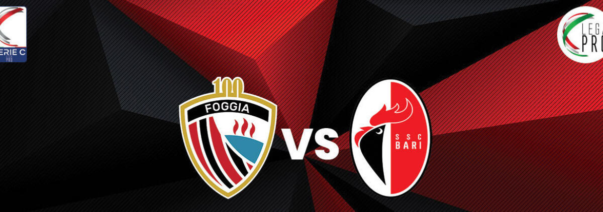 Serie C, le formazioni ufficiali di Foggia-Bari - Crediti immagine in evidenza: sito ufficiale Calcio Foggia 1920