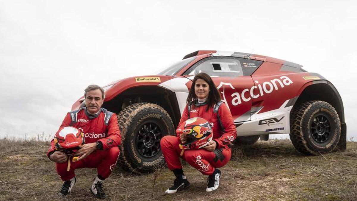Extreme E - Carlos Sainz e Laia Sanz con il team Acciona - 
