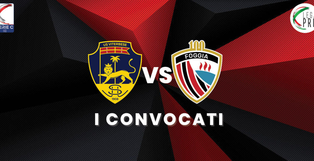 Foggia, l'elenco dei convocati per la sfida alla Viterbese - Crediti immagine in evidenza: sito ufficiale Calcio Foggia 1920