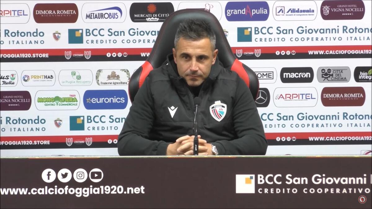 Marchionni in vista della Vibonese: "Voglio un Foggia cinico" - Immagine in evidenza: Marco Marchionni - crediti foto: canale Youtube Calcio Foggia 1920