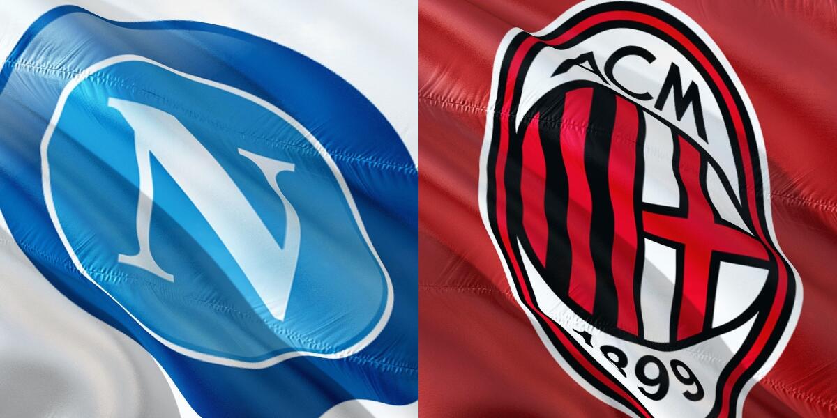 Serie A, le formazioni ufficiali di Napoli-Milan - Immagine in evidenza (crediti di entrambe le foto): foto di jorono da Pixabay