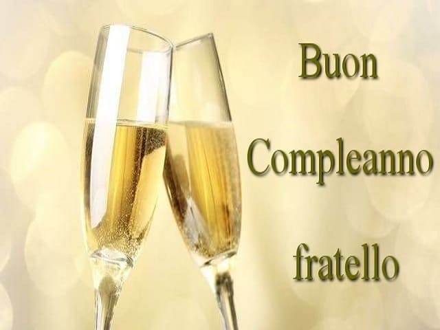 Buon compleanno fratello.