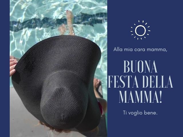 Alla mia cara mamma, buona festa della mamma! Ti voglio bene.
