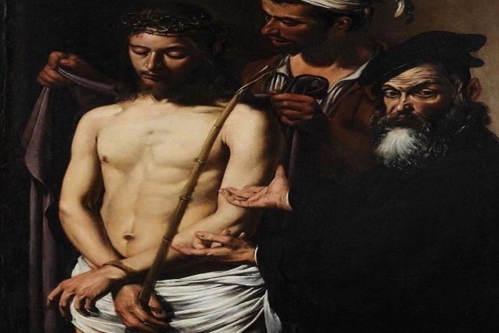 Ecco Homo di Caravaggio a Palazzo Bianco.