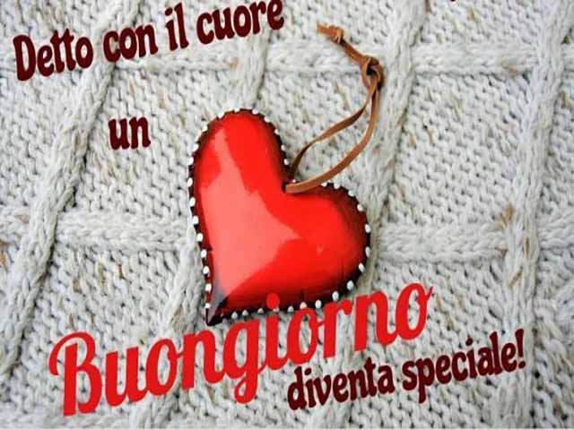 Detto con il cuore un buongiorno diventa speciale!