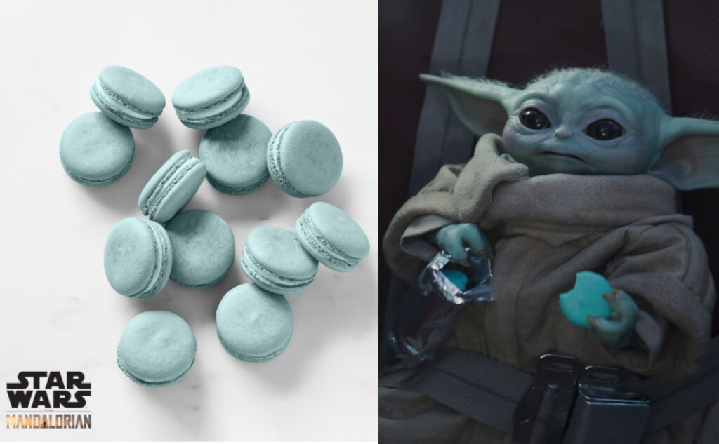 Baby Yoda e i suoi biscotti blu