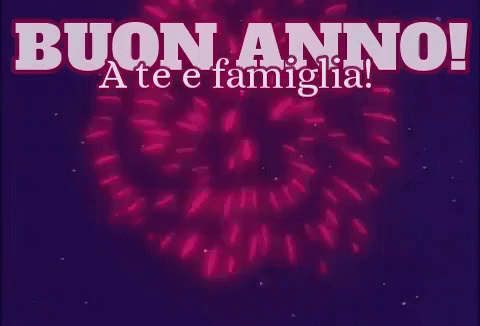 Buon anno a te e famiglia!