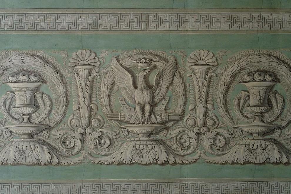 Dettaglio di una decorazione di Palazzo Gio Battista Spinola.