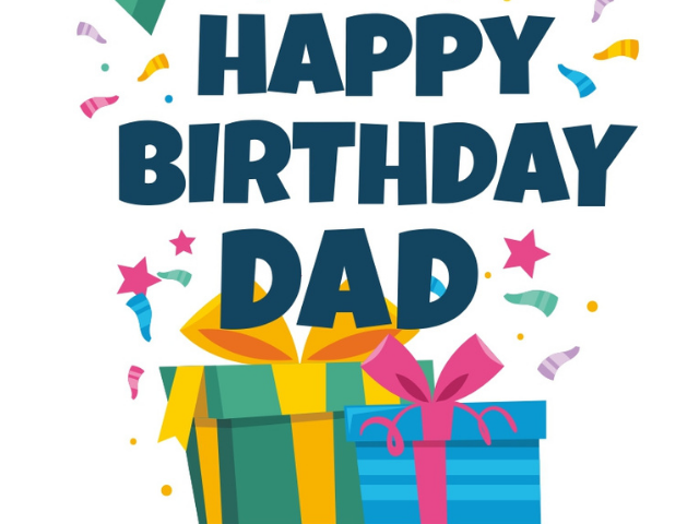 Happy birthday dad (Buon compleanno papà)