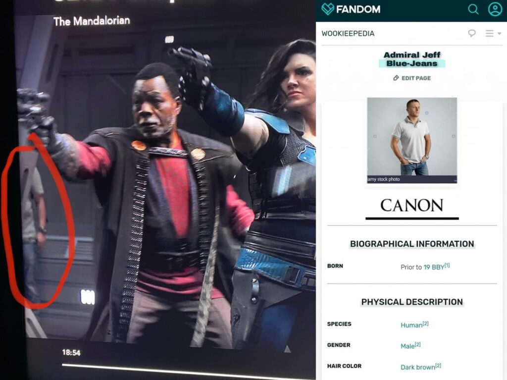 Il blooper in The Mandalorian