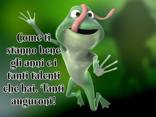 Come ti stanno bene gli anni e i tanti talenti che hai. Tanti auguroni!