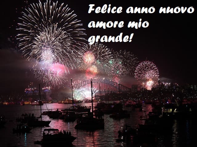 Felice anno nuovo amore mio grande!