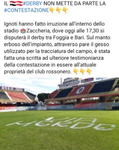 Fonte post: Telefoggia su Facebook