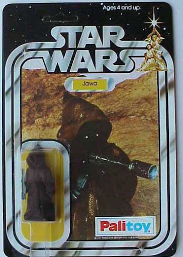 Rarissima action figure Jawa di Palitoy