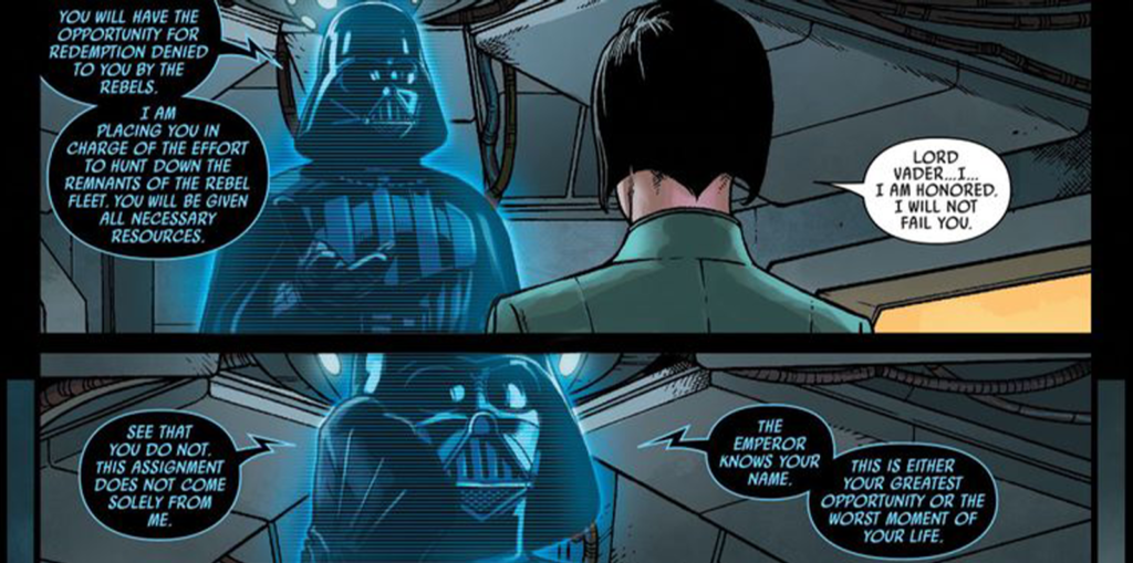Darth Vader sceglie il comandante Zahra