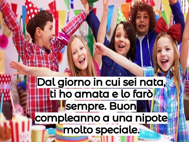 Dal giorno in cui sei nata, ti ho amata e lo farò sempre. Buon compleanno a una nipote molto speciale.