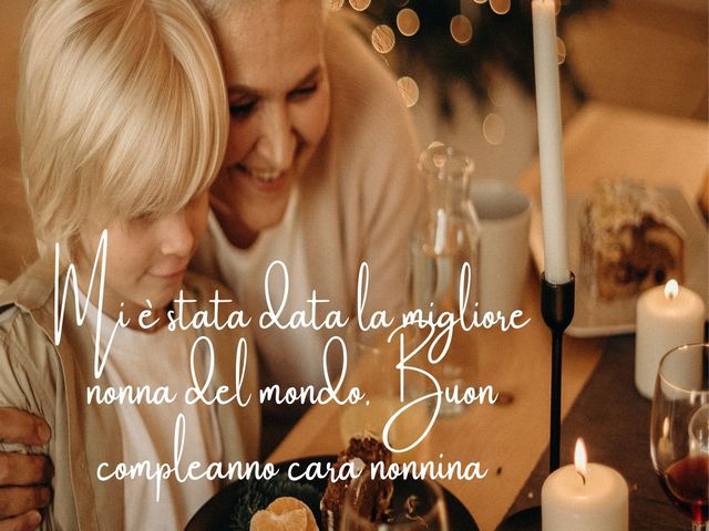 Mi è stata data la migliore nonna del mondo. Buon compleanno cara nonnina