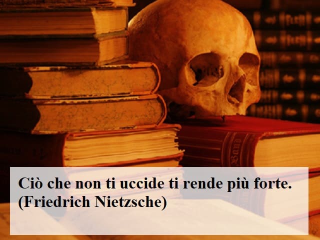 Ciò che non ti uccide ti rende più forte.(Friedrich Nietzsche)