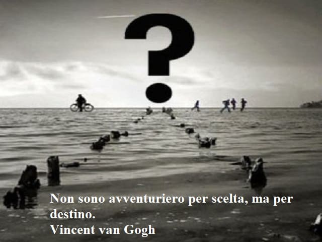 Non sono avventuriero per scelta, ma per destino.(Vincent van Gogh)