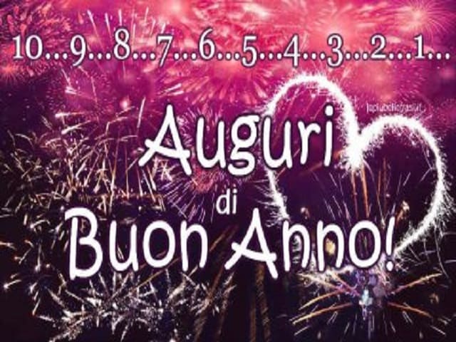 10...9...8...7...6...5...4...3...2...1... Auguri di buon anno!