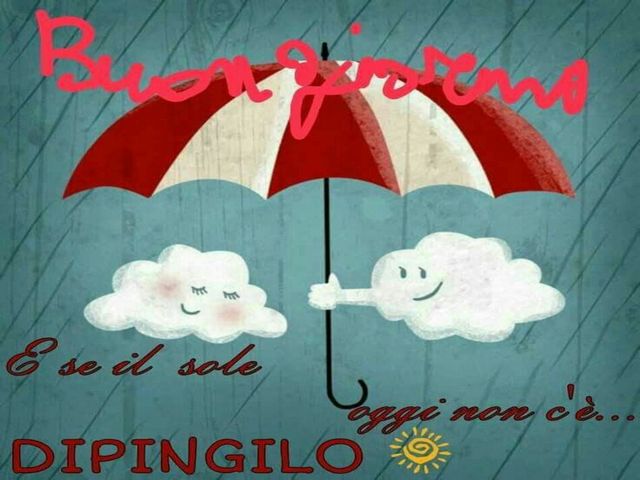 Buongiorno, e se il sole oggi non c'è... dipingilo