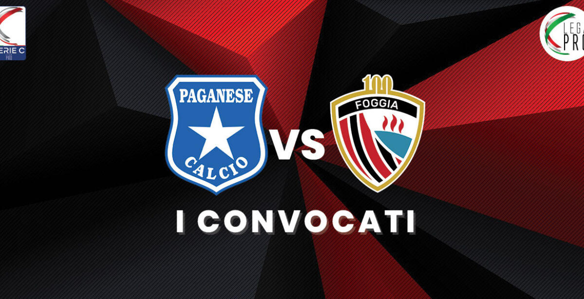 Foggia, i convocati per la sfida con la Paganese - Crediti immagine in evidenza: sito ufficiale Calcio Foggia 1920
