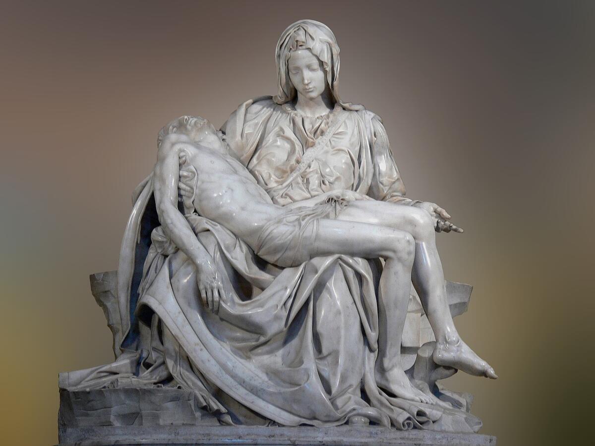 La Pietà firmata da Michelangelo: la statua griffata - 