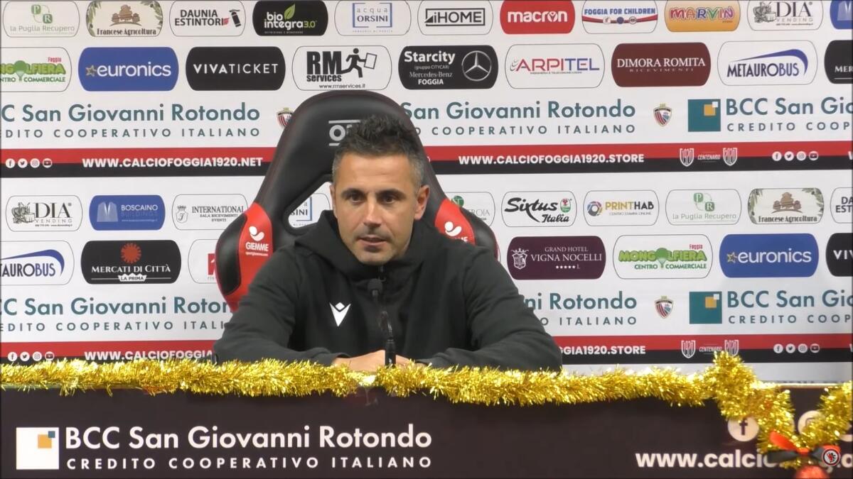 Foggia, Marchionni: "Vittoria dedicata a Gentile" - Immagine in evidenza: Marco Marchionni - crediti foto: canale Youtube Calcio Foggia 1920