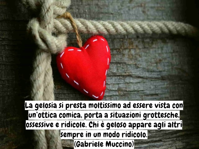 La gelosia si presta moltissimo ad essere vista con un’ottica comica, porta a situazioni grottesche, ossessive e ridicole. Chi è geloso appare agli altri sempre in un modo ridicolo.(Gabriele Muccino)