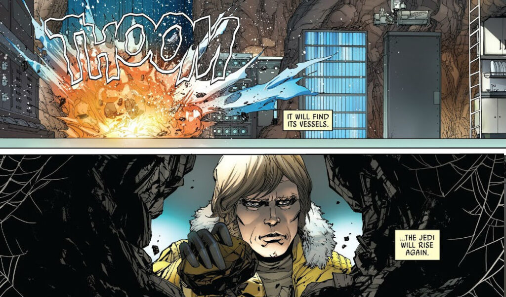 Luke scopre l'archivio jedi nascosto di Jocasta Nu