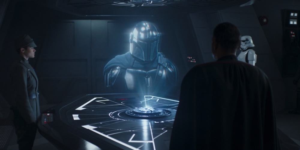 Din parla a Moff Gideon nel finale della puntata