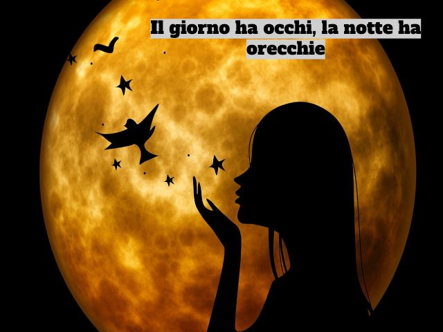 Il giorno ha occhi, la notte ha orecchie