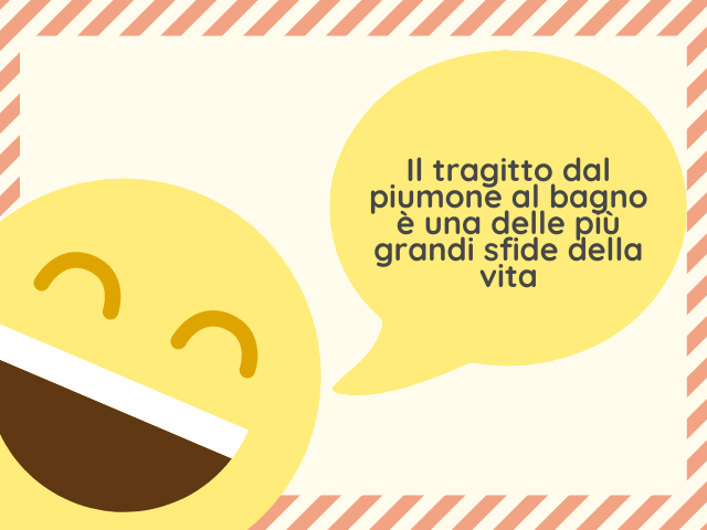 Il tragitto dal piumone al bagno è una delle più grandi sfide della vita.