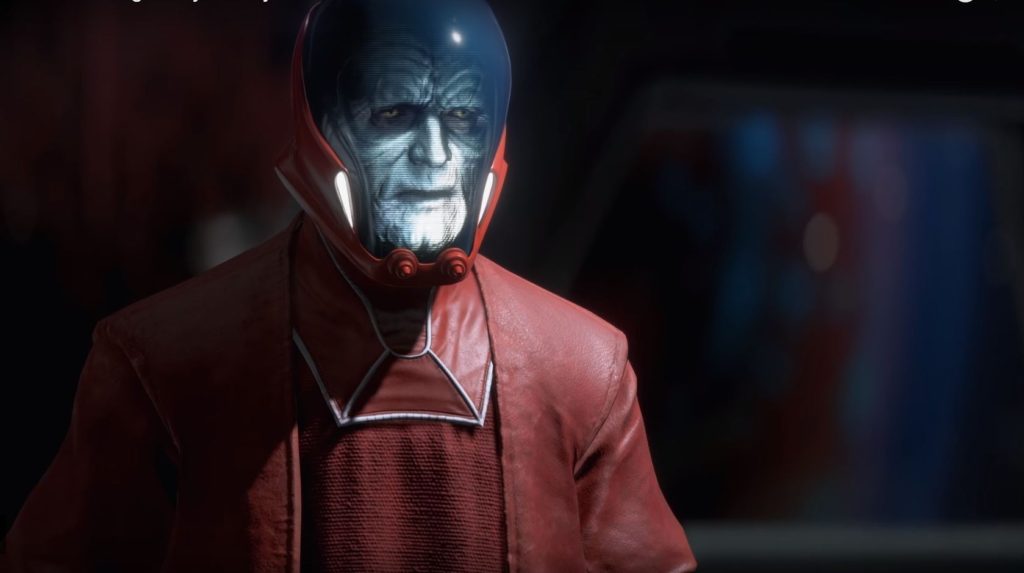Il droide sentinella di Palpatine in Battlefront II