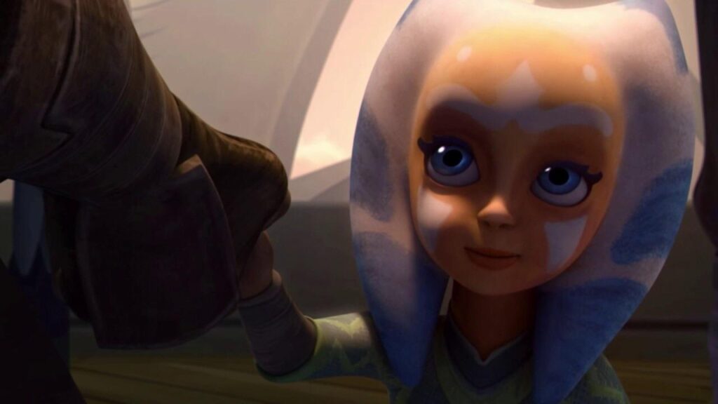 Ahsoka viene scoperta dal Maestro Plo Koon all'età di 3 anni