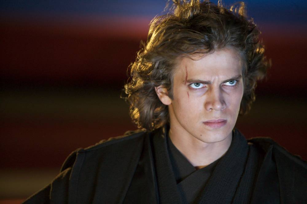 L'attore Hayden Christensen interpreta Anakin Skywalker