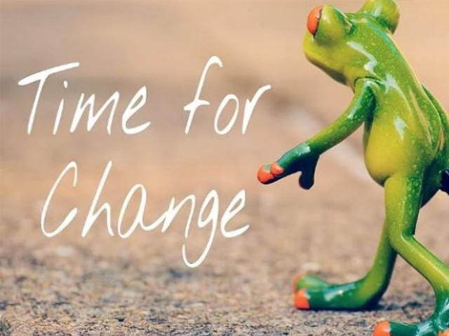 Time for change (Tempo di cambiare)