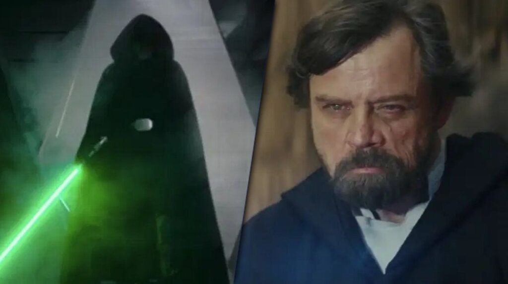 Luke Skywalker in The Mandalorian ed Episodio VIII.Da: CB