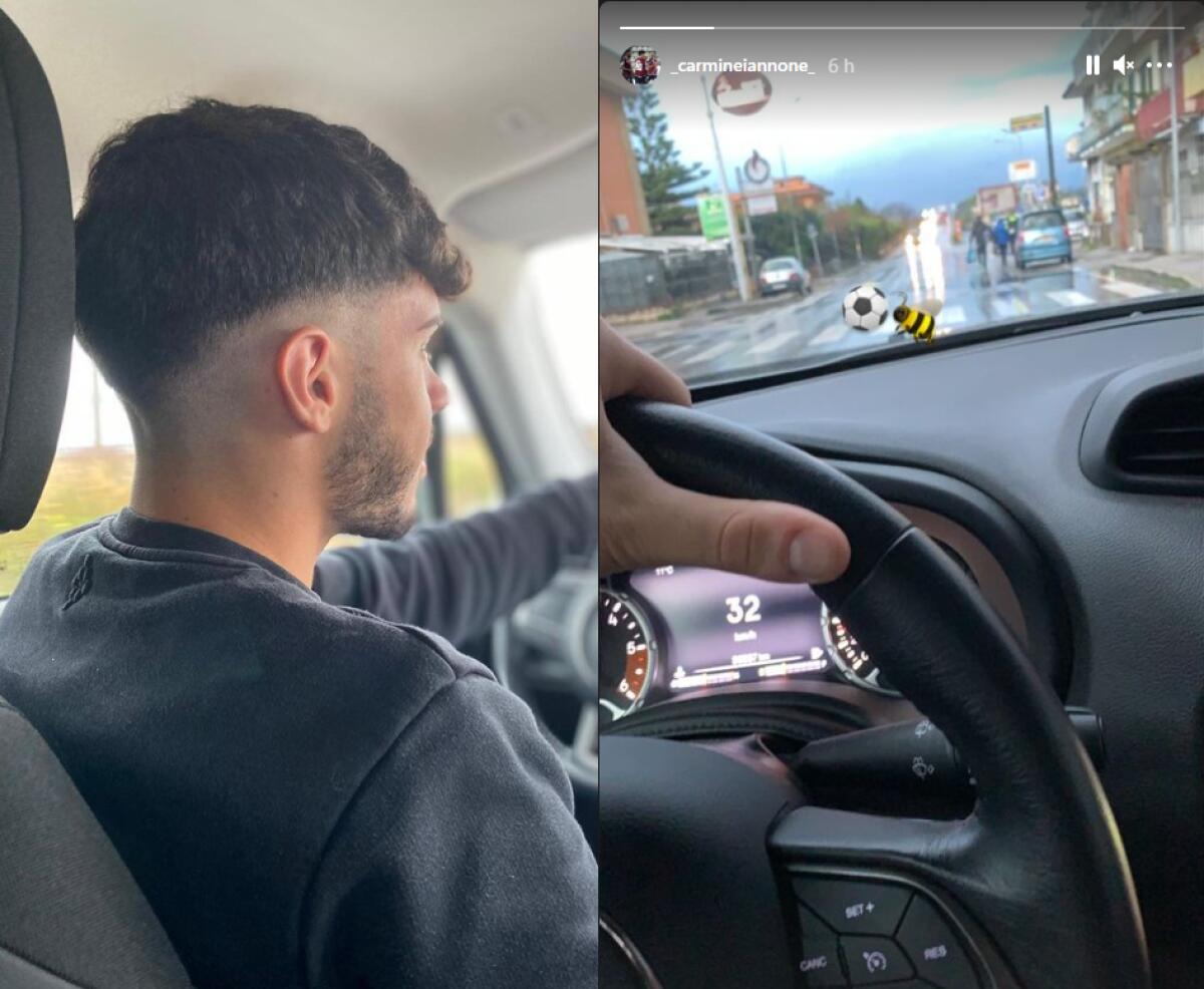 Carmine Iannone lascia Foggia, la storia su Instagram - Carmine Iannone, foto del profilo instagram pubblico del ragazzo
