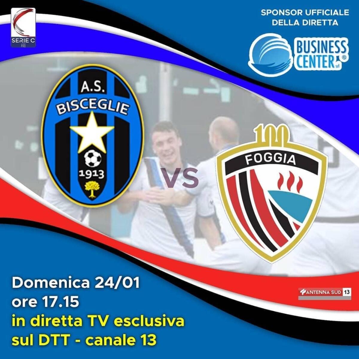 Serie C, Bisceglie-Foggia in diretta su Antenna Sud - 