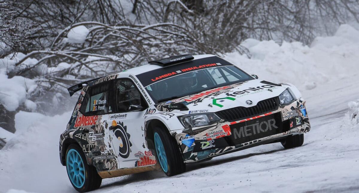Metior Sport piazza De Cecco al 4° posto nella wrc3, mentre Charein rallentato da una foratura - 