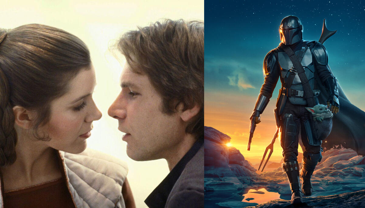 Ecco dov'erano e cosa facevano Han e Leia nel periodo di The Mandalorian - Han, Leia e la locandina di The Mandalorian