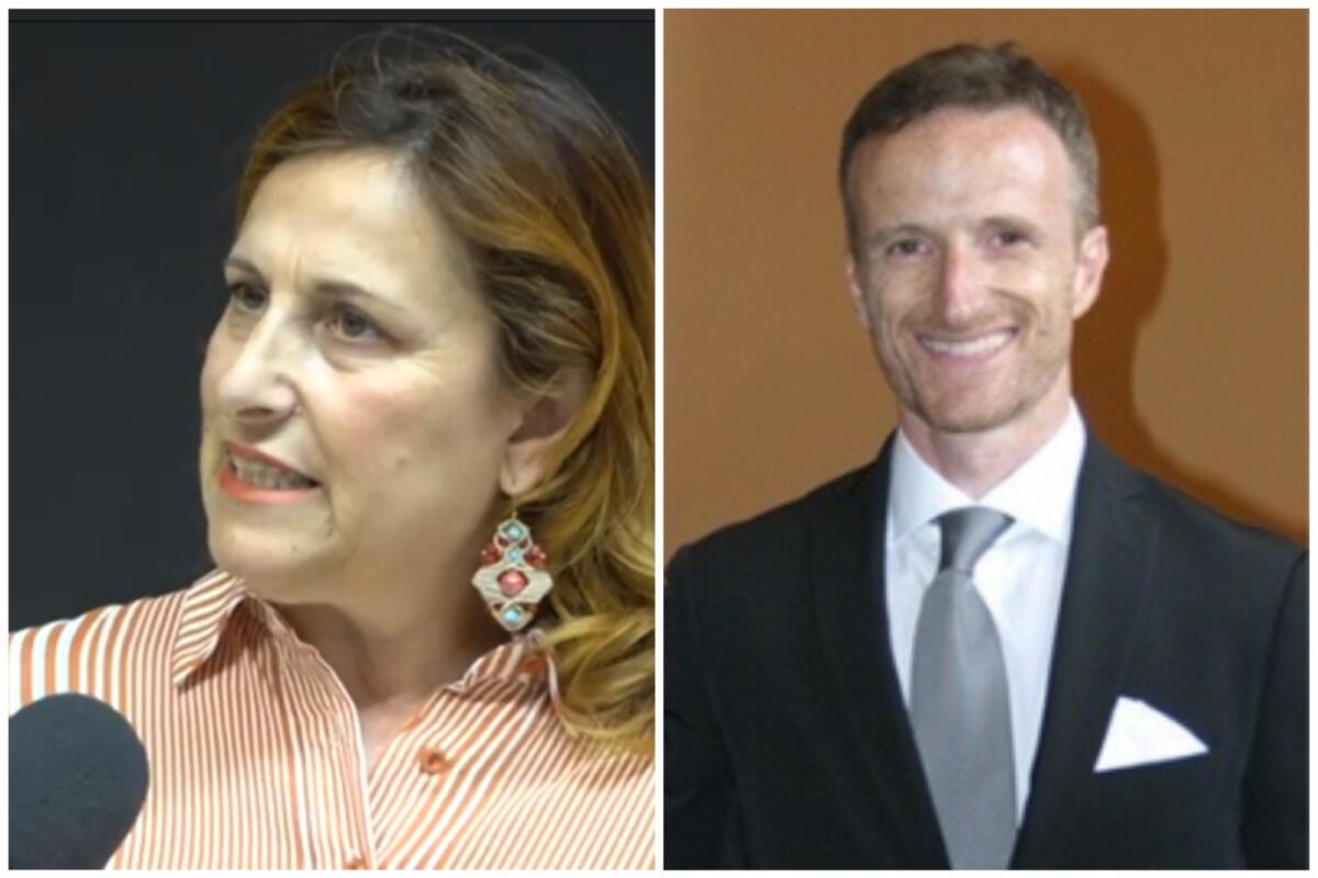 ESCLUSIVA, l'avvocato Cangelli: "Pintus conferma volontà prelazione" - Immagine in evidenza: a sinistra Maria Assunta Pintus (crediti: Telefoggia), a destra Sergio Cangelli (crediti: Comune di Foggia)