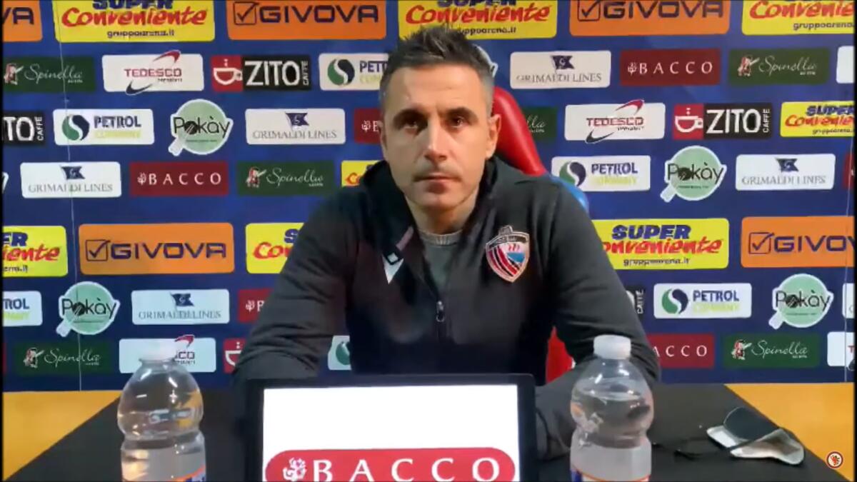 Catania-Foggia 2-1, Marchionni: "Dobbiamo lavorare tanto" - Immagine in evidenza: Marco Marchionni - crediti foto: canale ufficiale YouTube Calcio Foggia 1920 (frame da video)