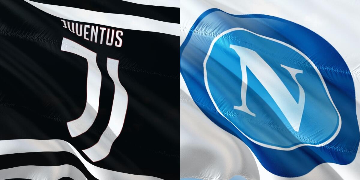 Supercoppa Italiana, le formazioni ufficiali di Juventus-Napoli - Crediti di entrambe le foto presenti nell'immagine in evidenza: foto di jorono da Pixabay 