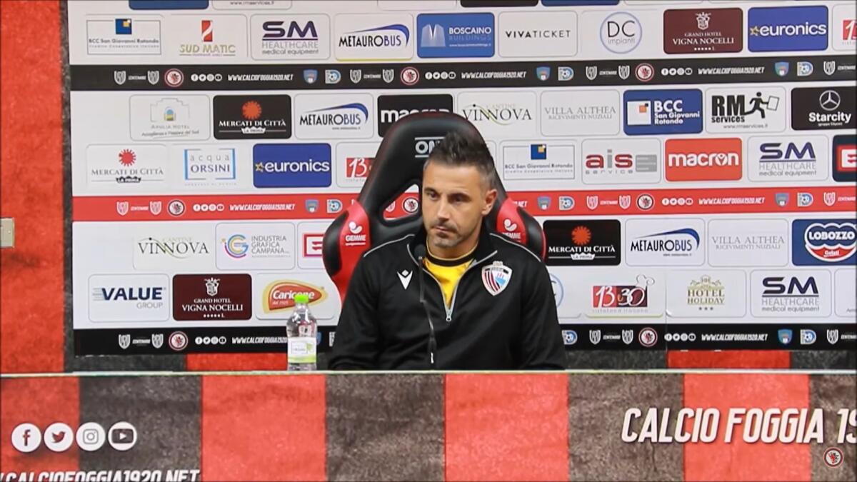 Foggia, Marchionni: “La società ci ha rassicurati. Dobbiamo pensare… - Immagine in evidenza: Marco Marchionni - crediti foto: canale Youtube Calcio Foggia 1920