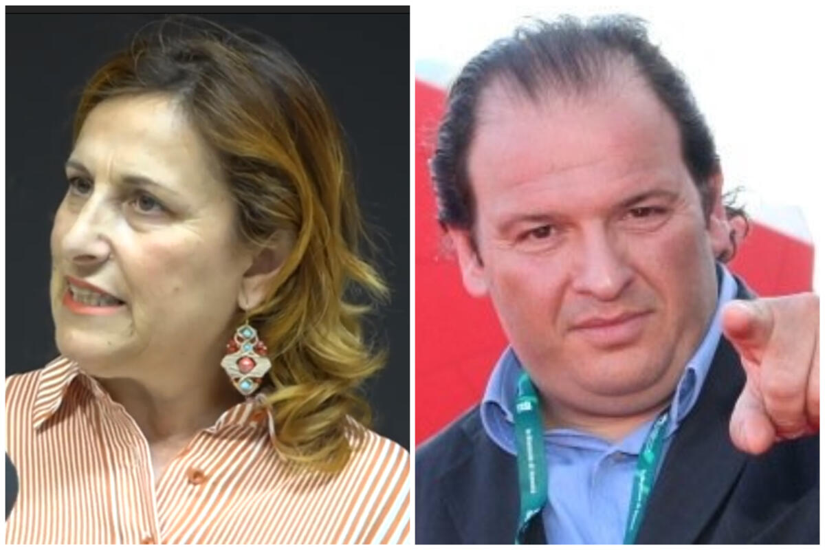 Foggia, il “No” della Pintus complica la trattativa per Di Silvio - A sinistra la Pintus, crediti Telefoggia. A destra Francesco Di Silvio, crediti: corriere.Bologna.corriere.it