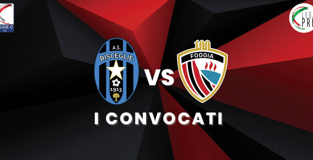 Foggia, i convocati per il match col Bisceglie - Crediti immagine in evidenza: sito ufficiale Calcio Foggia 1920